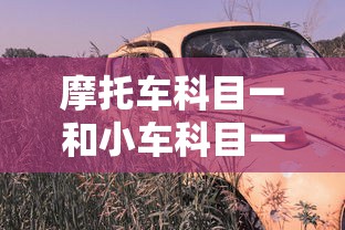 摩托车科目一和小车科目一一样吗？